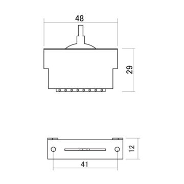 Chave Seletora 5 Posições Instrumentos Blindada Hosco YM-50S 1