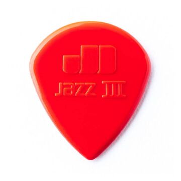 Palheta Nylon Jazz Iii Vermelha Pct C/4 Un 47r3n Dunlop (1827) 1