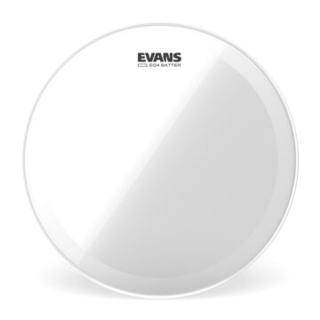 Pele Batedeira Para Bumbo 16' Evans EQ4 Transparente BD16GB4
