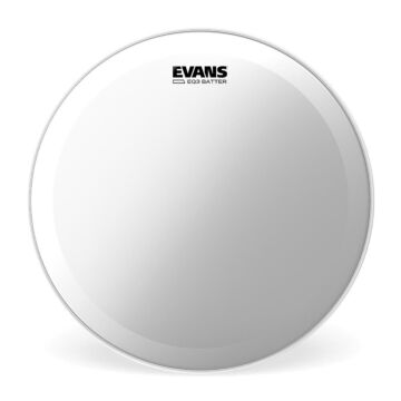 Pele Batedeira Para Bumbo 18' Evans EQ3 Transparente BD18GB3