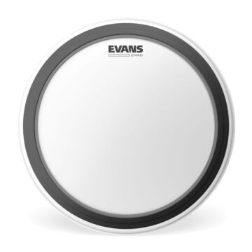 Pele Batedeira Para Bumbo 20' Evans EMAD Porosa BD20EMADCW
