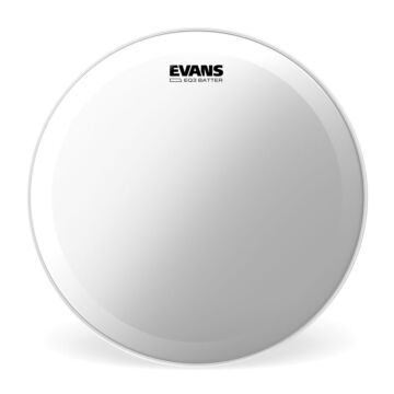 Pele Batedeira Para Bumbo 24' Evans EQ3 Transparente BD24GB3