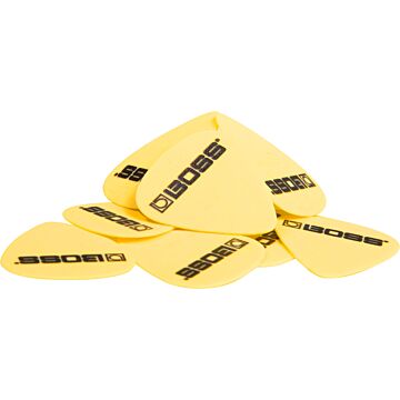 Roland Boss BPK-12-D73 Pack com 12 Palhetas Medium de Delrin Amarelo