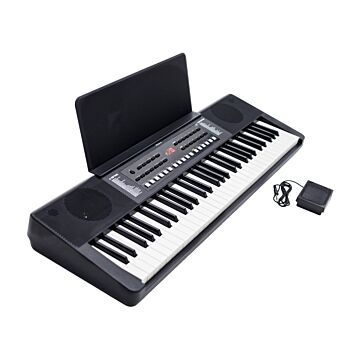 Teclado Bulara KB-161 | 61 Teclas Sensíveis, 300 Sons e USB | Novo