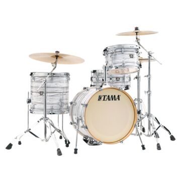Bateria Shell Pack (4 tambores) Bumbo 18 (Ice Ash Wrap) Tama Superstar Classic CK48S-ICA