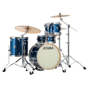 Bateria Shell Pack (4 Tambores) Bumbo 18 (Azul Indigo Sparkle) Tama Superstar Classic CK48S-ISP
