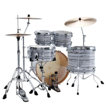 Bateria Shell Pack (5 Tambores) Bumbo 22 (Ice Ash Wrap) Tama Superstar Classic CK52KRS-ICA