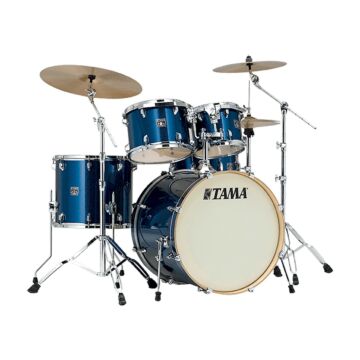 Bateria Shell Pack (5 Tambores) Bumbo 22 (IAzul Indigo Sparkle) Tama Superstar Classic CK52KRS-ISP