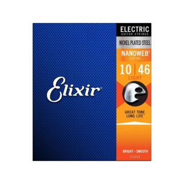 Cordas 010 Light Guitarra Nanoweb Elixir 1