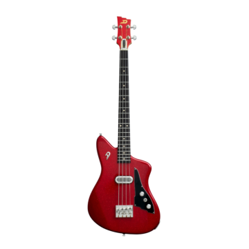 Duesenberg Kavalier Bass Red Sparkle - Vista Frontal Completa