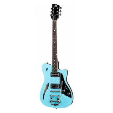 Duesenberg Caribou Narvik Blue Guitarra - Vista Frontal Completa