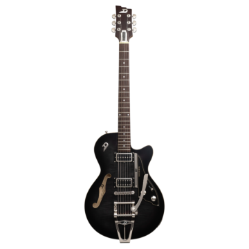 Duesenberg Starplayer CBR Transparent Black Burst - Vista Frontal
