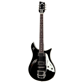 Guitarra Duesenberg Double Cat Black - Vista Frontal