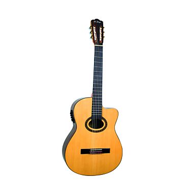 di giorgio tarrega e violão eletroacústico com cordas de nylon