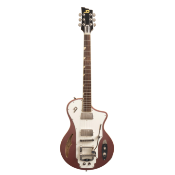 Guitarra Duesenberg Julia Semi-acustica Catalina Sunset Rose com Case