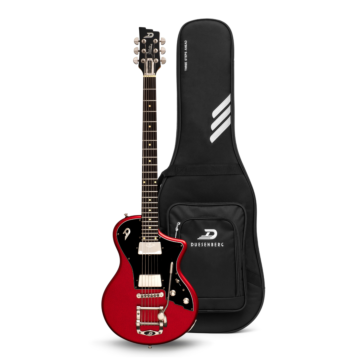 Guitarra Duesenberg Julietta Baritone Eletrica Catalina Red com BAG