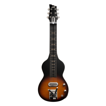 Duesenberg Kalico Lap Steel - Acabamento Tobacco Burst em Maple Flamado