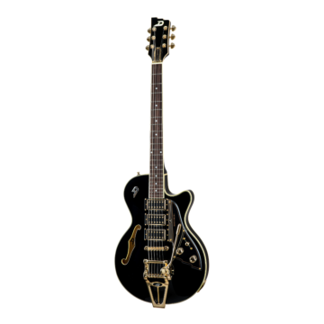 Guitarra Duesenberg Starplayer TV Custom Semi-acustica Black com Case
