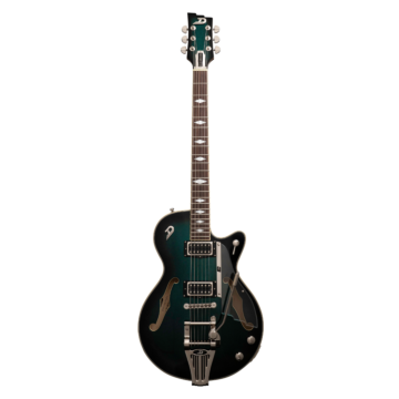 Guitarra Duesenberg Starplayer TV DLX Semi-acustica Catalina Green Burst com Case