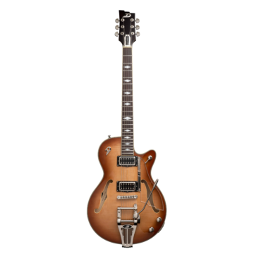 Guitarra Duesenberg Starplayer TV DLX Semi-acustica Light Antique Burst com Case