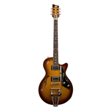 Duesenberg Starplayer TV Standard Gold Burst - Vista frontal