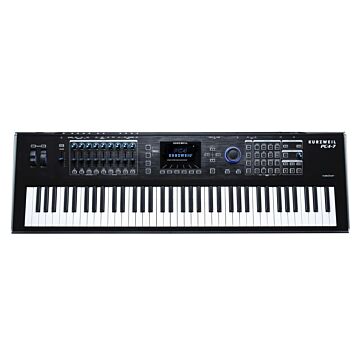 Kurzweil PC4-7 Sintetizador Workstation Preto - Vista Frontal