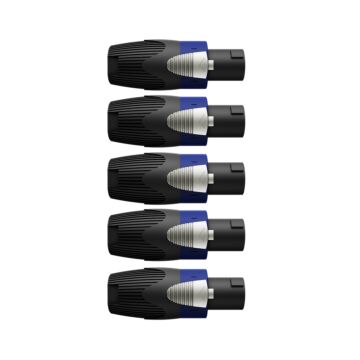 Conector Speakon Macho Para Cabo Wc 605 4p Spk Wireconex 05 Unidades 1