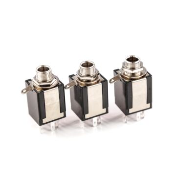 Jack Conexão Stereo Niquelado (3 Unidades) Spirit MJ800-NI
