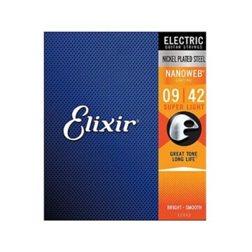 Cordas 009 Super Light Guitarra Nanoweb Elixir 1