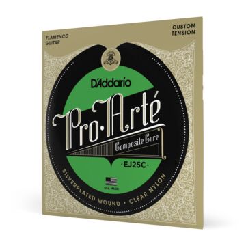 Encordoamento Para Violão Nylon D Addario Pro-Arté Composite modelo EJ25C