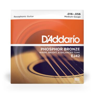 Encordoamento Violão Aço Reso DAddario Phosphor Bronze EJ42