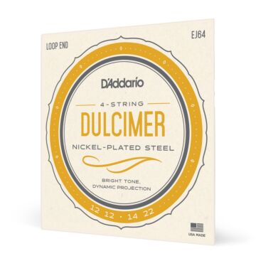 Encordoamento Dulcimer DAddario Nickel Plated Steel EJ64