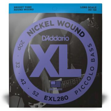 Encordoamento Baixo Piccolo 4C 20-52 DAddario XL EXL280