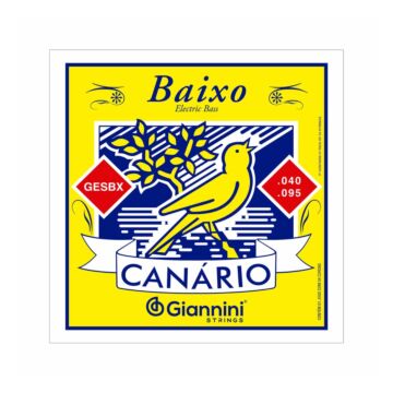 Encordoamento Giannini P/contrabaixo Canário Gesbx 1