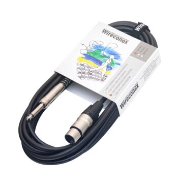 Cabo Para Microfone Emborrachado P10 Xlr 10 Metros Mpae-10 Wireconex 1