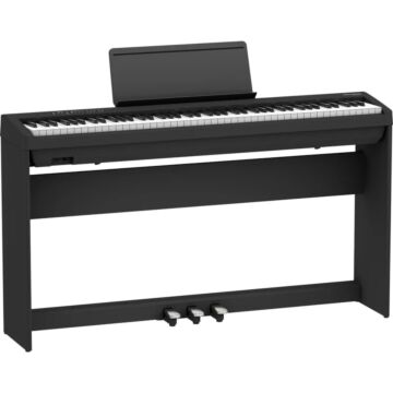 Roland FP-30X-BK Piano Digital Completo com estante e pedal triplo Showroom