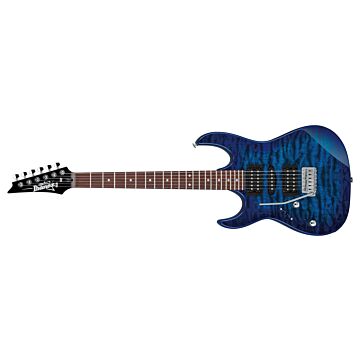 Guitarra 6C Canhota RGGIO Trans BlueBurst Ibanez GRX70QALTBB