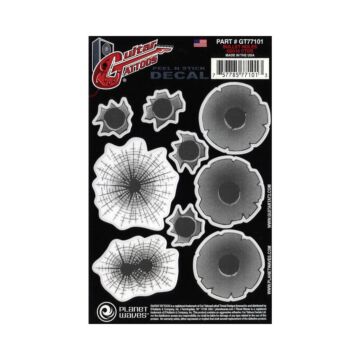 Adesivo Guitarra Bullet Holes Tattoo D Addario GT77101