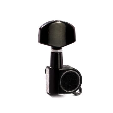 Tarraxa Para Guitarra Blindada Preta 3x3 Spirit J01-BK-R3L3