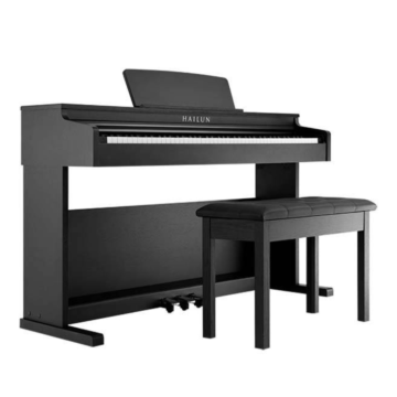 Piano Digital Bulara Hailun H201 com Banco - 88 Teclas Peso Escalonado
