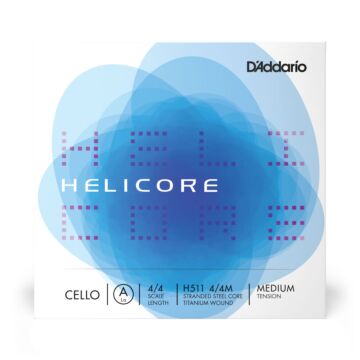 Corda Avulsa Para Violoncelo LÁ D Addario Helicore H511 4/4M