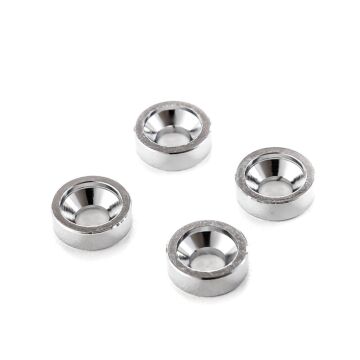 Bucha Trocolos Instrumentos Cromada (4 Peças) Spirit JTS-CR