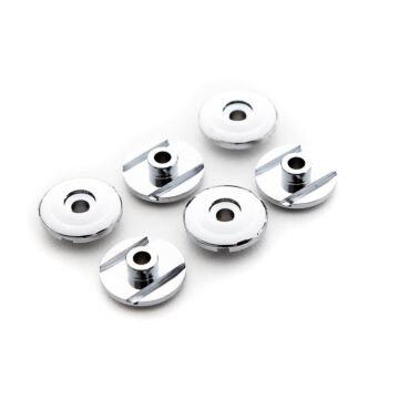 Baixa Cordas Para Baixo Cromado (6 Unidades) Spirit SBG-CR