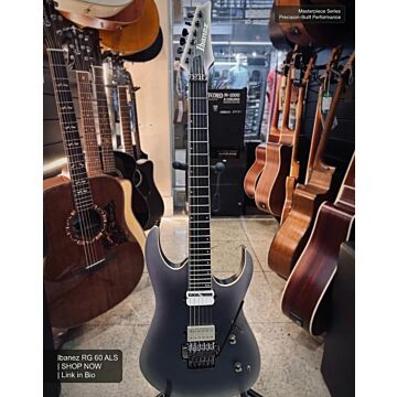 Ibanez RG60ALS BAM Axion Label Guitarra Elétrica Black Aurora Burst Matte - Usada