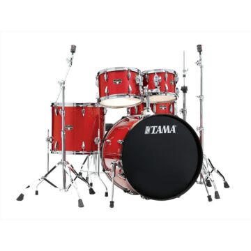 Bateria Completa (5 tambores) Bumbo 22 (Vermelha BRM) Tama Imperialstar IP52H6-BRM