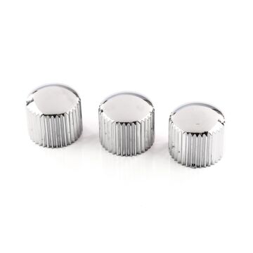 Knob Plástico Instrumentos Cromado (3 Peças) Spirit KPP-CR