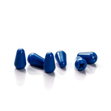 Knob Chaves Seletoras Guitarra (6 Peças) Spirit PST6-BLUE
