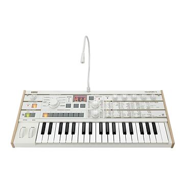 Korg microkorg mk-1s Teclado sintetizador vocoder de 37 teclasSintetizador/vocoder de modelagem analógica: finalmente a modelagem analógica de última geração e um incrível vocoder multi-banda estão disponíveis num instrumento compacto e portátil.-korg mic
