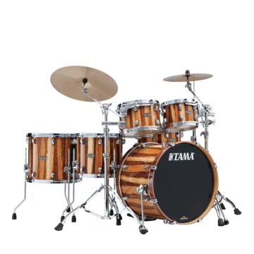 Bateria Shell Pack (5 tambores) Bumbo 22 (Caramel Aurora) Tama Starclassic Performer MBS52RZS-CAR