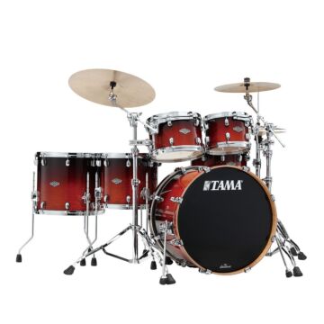 Bateria Shell Pack (5 tambores) Bumbo 22 (Dark Cherry Fade) Tama Starclassic Performer MBS52RZS-DCF